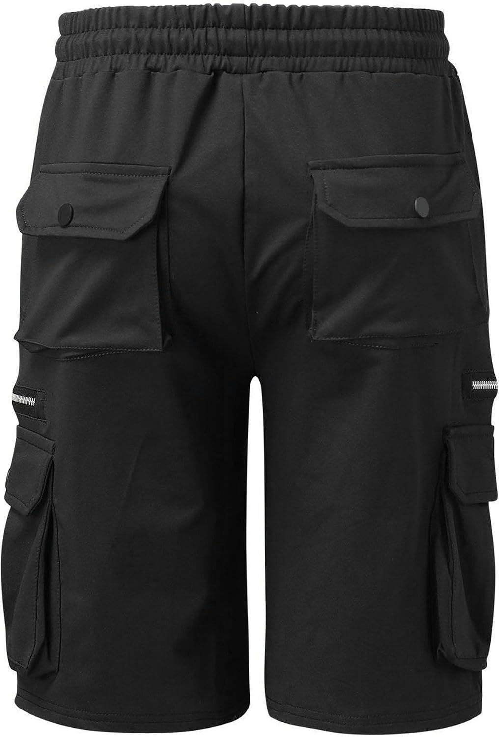 Maiyifu-GJ Men's Casual Athletic Cargo Shorts Elastic Waist Workout Running Shorts Summer Lightweight Jogger Short Pants