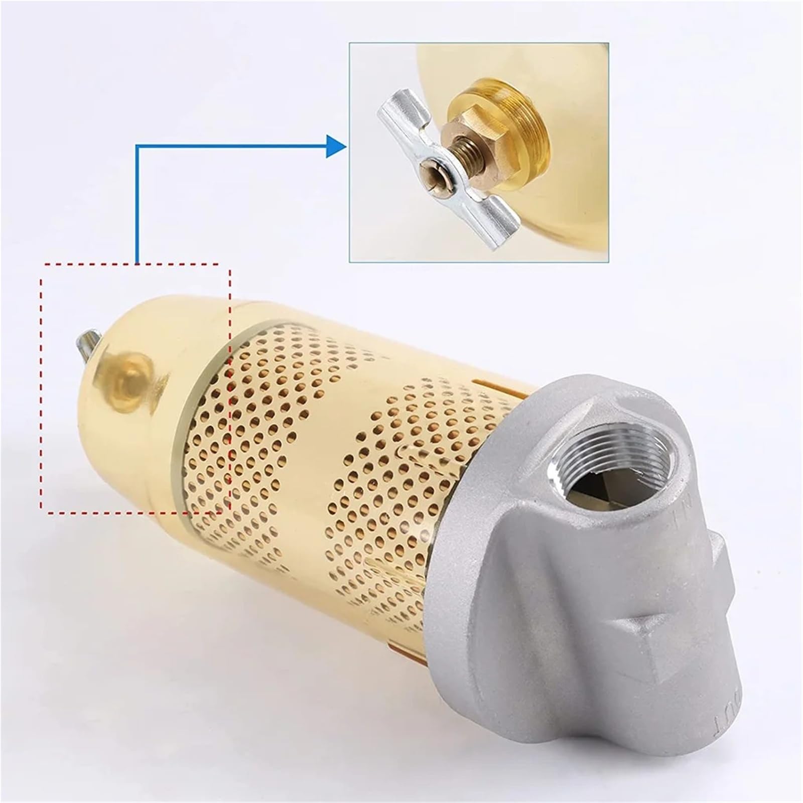 Compatibile con il filtro separatore acqua carburante B10-AL generico