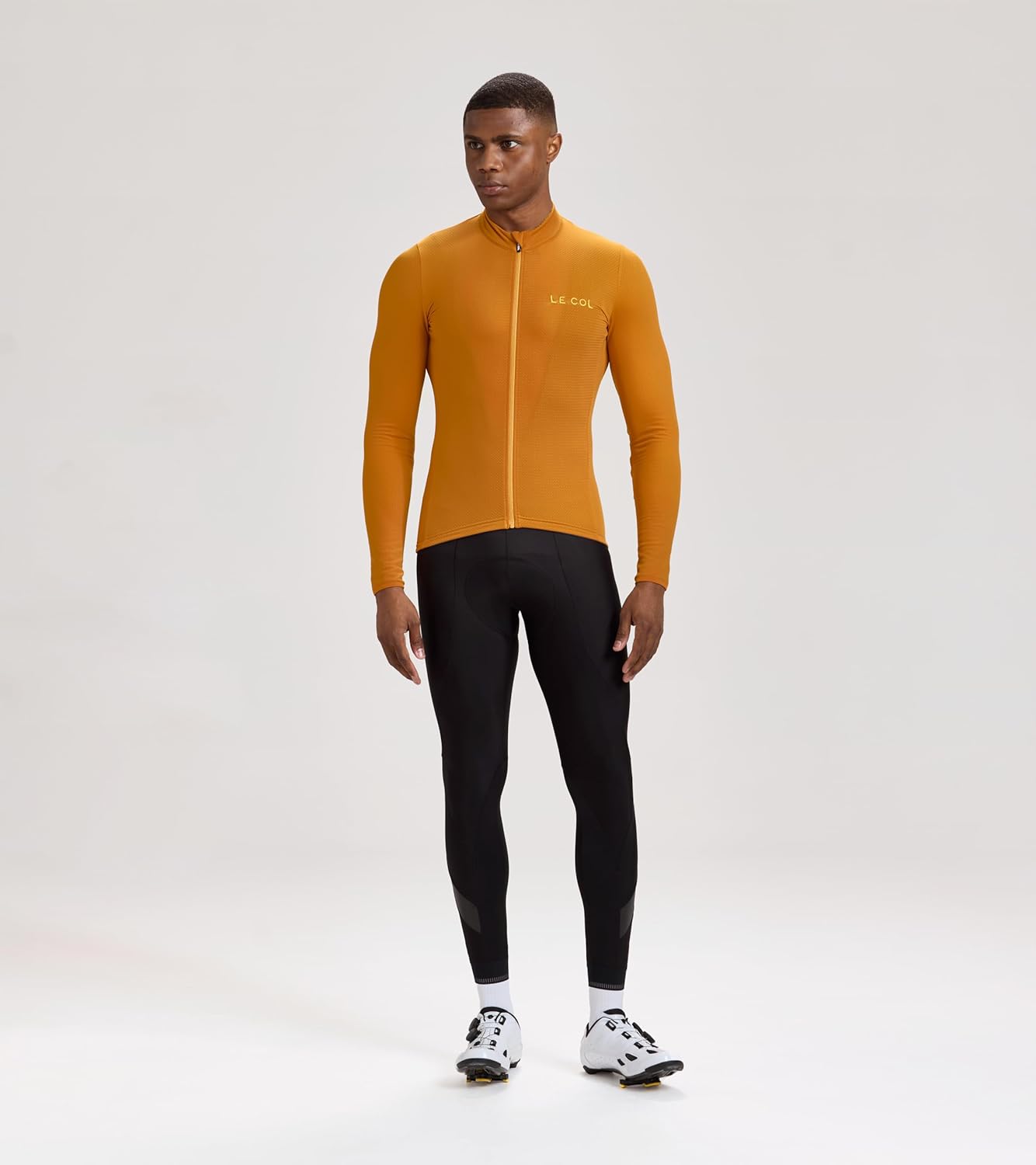 LE COL Men's Hors Categorie Jersey | Long Sleeve Bike Shirt | Thermal Fabric, Rear Pockets, Lightweight