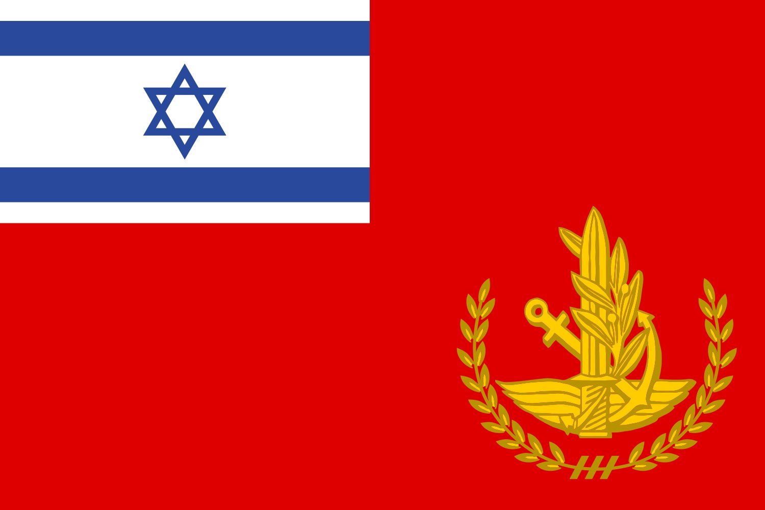 Drapeau Large IDF Chief of Staff parfait pour vos commémorations et salons
