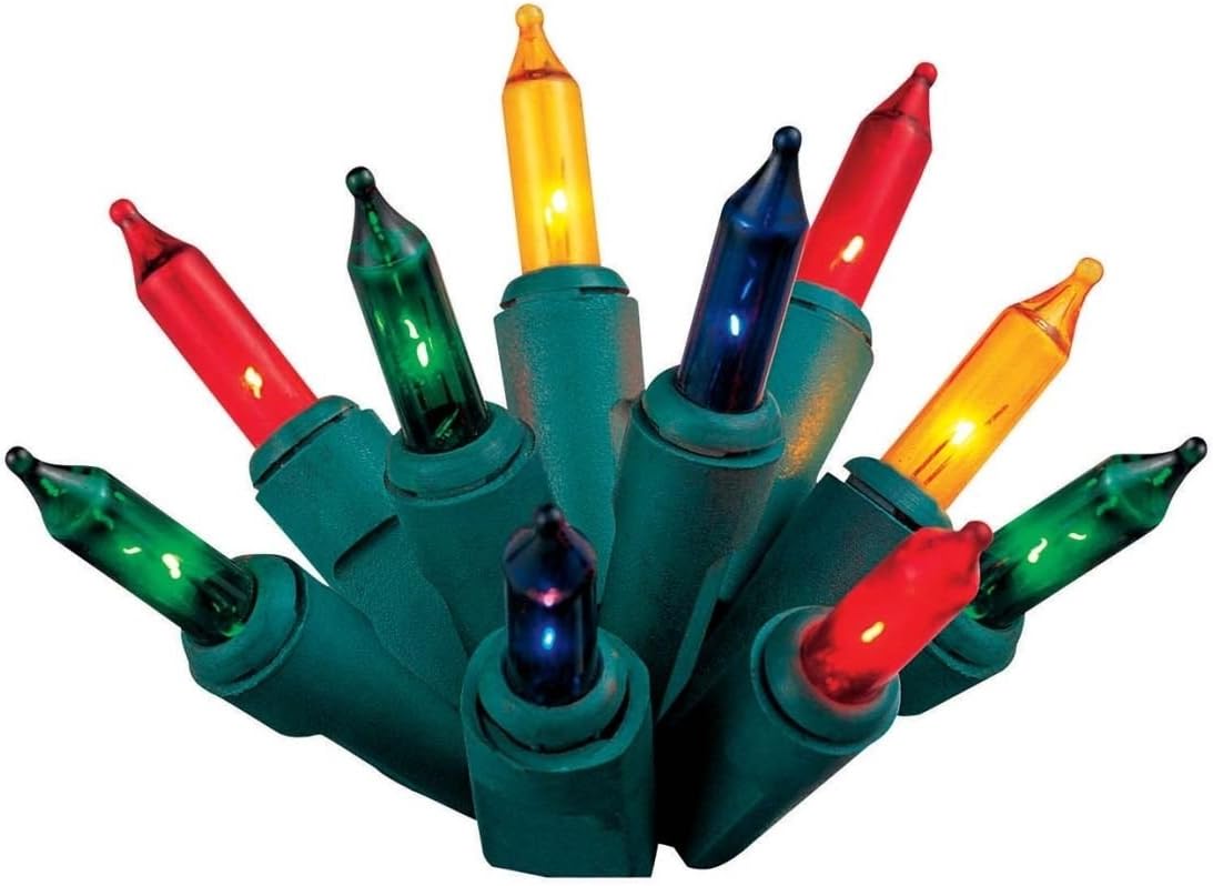 Celebrations V8224212 Twinkling Lights Bulbs,20-Feet, Multi-Colored