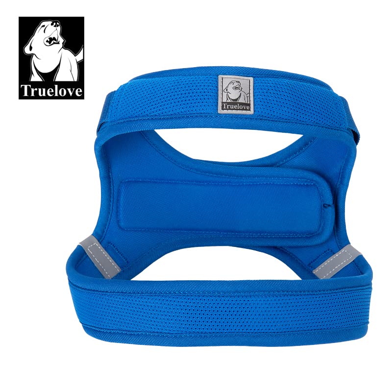 WINHYEPET Truelove Dog Harness Soft Mesh Reflective Breathable Step-In Dog Harness,Easy Adjustment Harness with Safety Buckle for Extra Small and Small Dogs Vest Harness TLH3013(Royal Blue,M) - Image 2