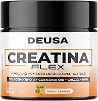 Creatina Monohidratada Senior Flex Deusa com Colágeno Tipo II + Coenzima Q10 + Cálcio + HMB