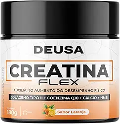 Creatina Sênior Coenzima Cálcio Colágeno Tipo 2 180g Sabor