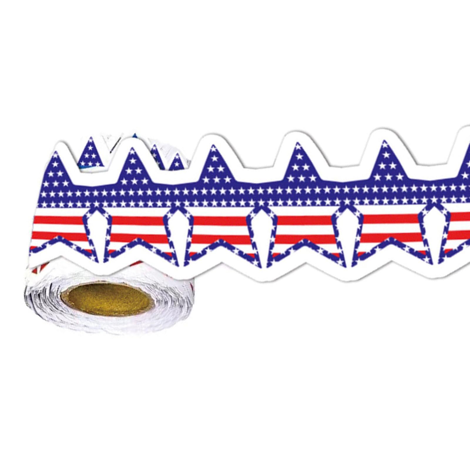 Tsophreniq Bulletins Board Border Independence Day Star Decorative Stickers for Offices Party School Classroom Decorations 20m Star Stickers