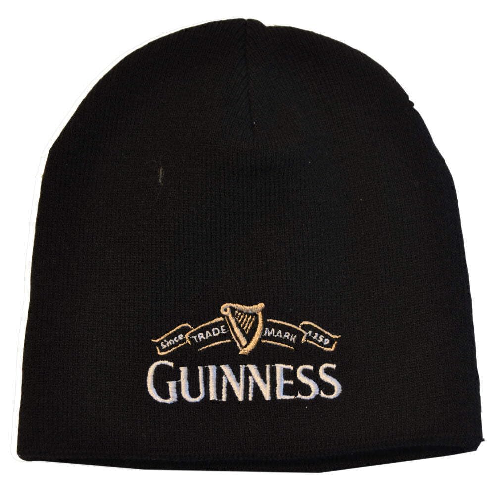 Guinness The 1759 Men's Black Guinness Blk Guin T/M 1759 Knit Hat Beanie, ( Black), One Size