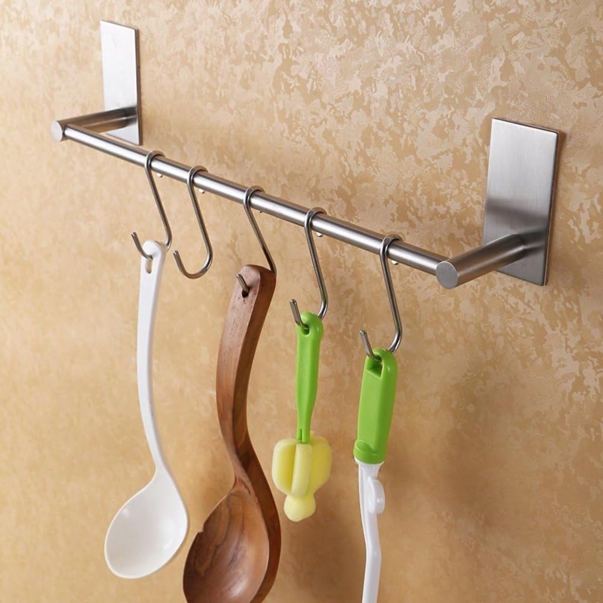 Amazon.co.jp: タオル掛け ステンレス タオル掛け 3M 粘着 タオルバー