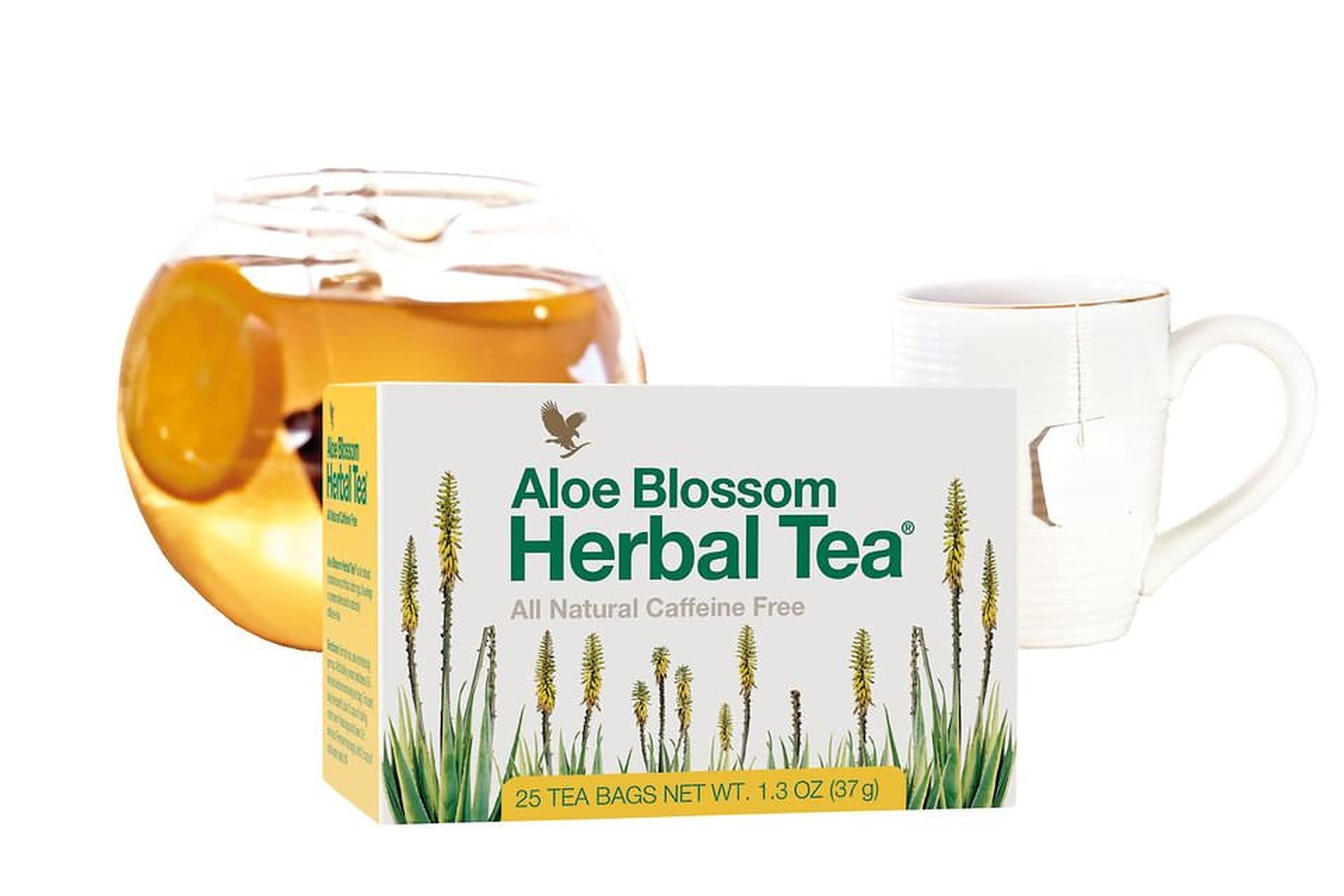 Aloe Blossom Herbal Tea Aufgussgetrnk aus Aloe-Vera-Blten : Amazon.de:  Kosmetik