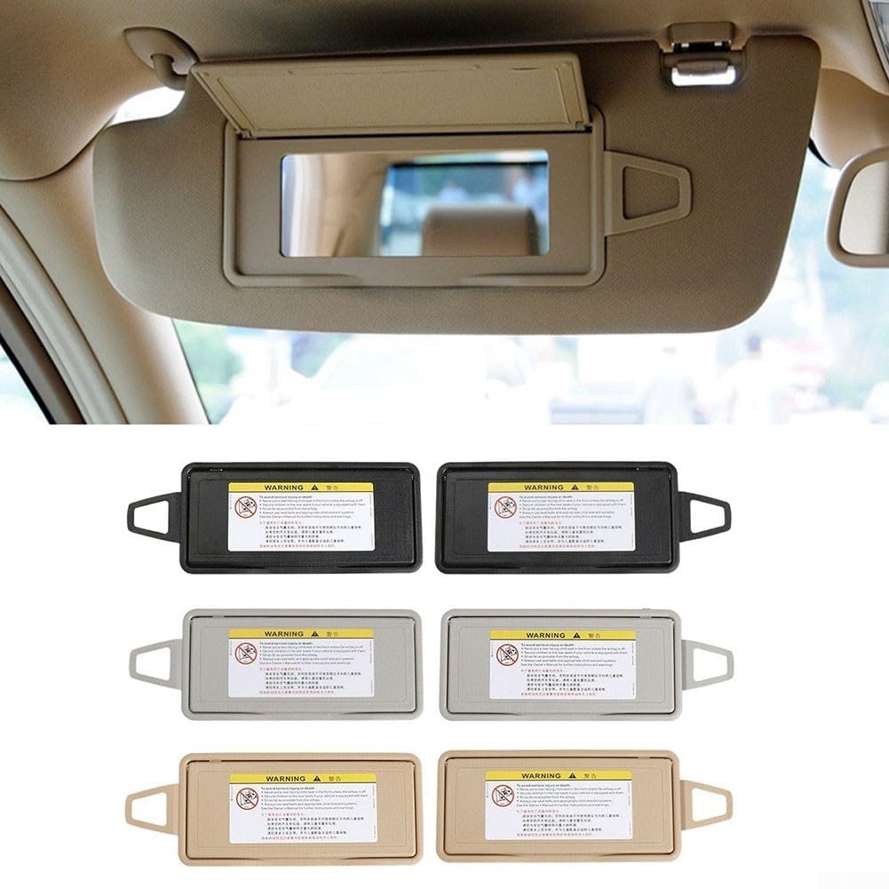Elegante visiera parasole per specchietto retrovisore per Mercedes Classe S, adatta direttamente ai modelli dal 1998 al 2013 (beige destro)
