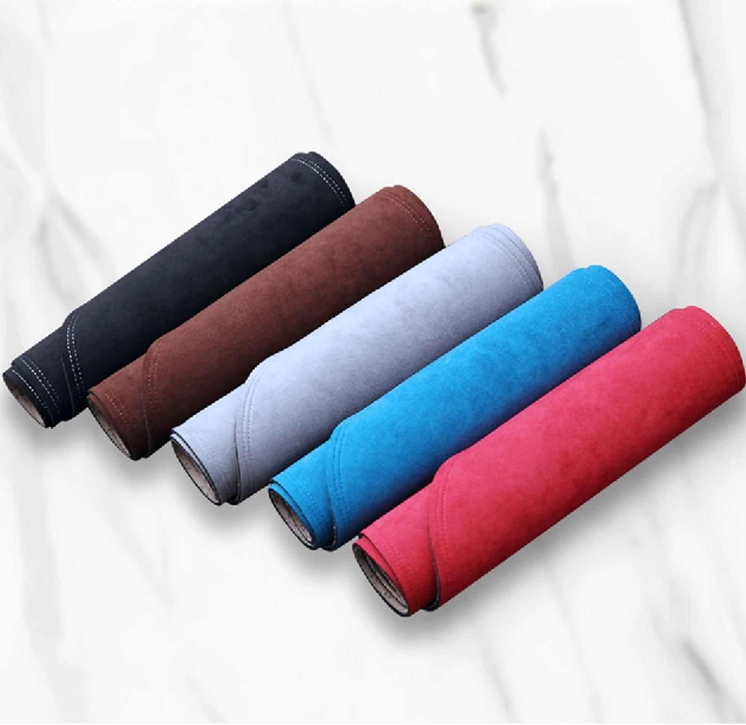 Car Suede Leather Dashmat Dash Mat Cover Dashboard Pad Accessories Anti-Slip Mat，for Volkswagen VW Polo MK6 2018-2022 AW