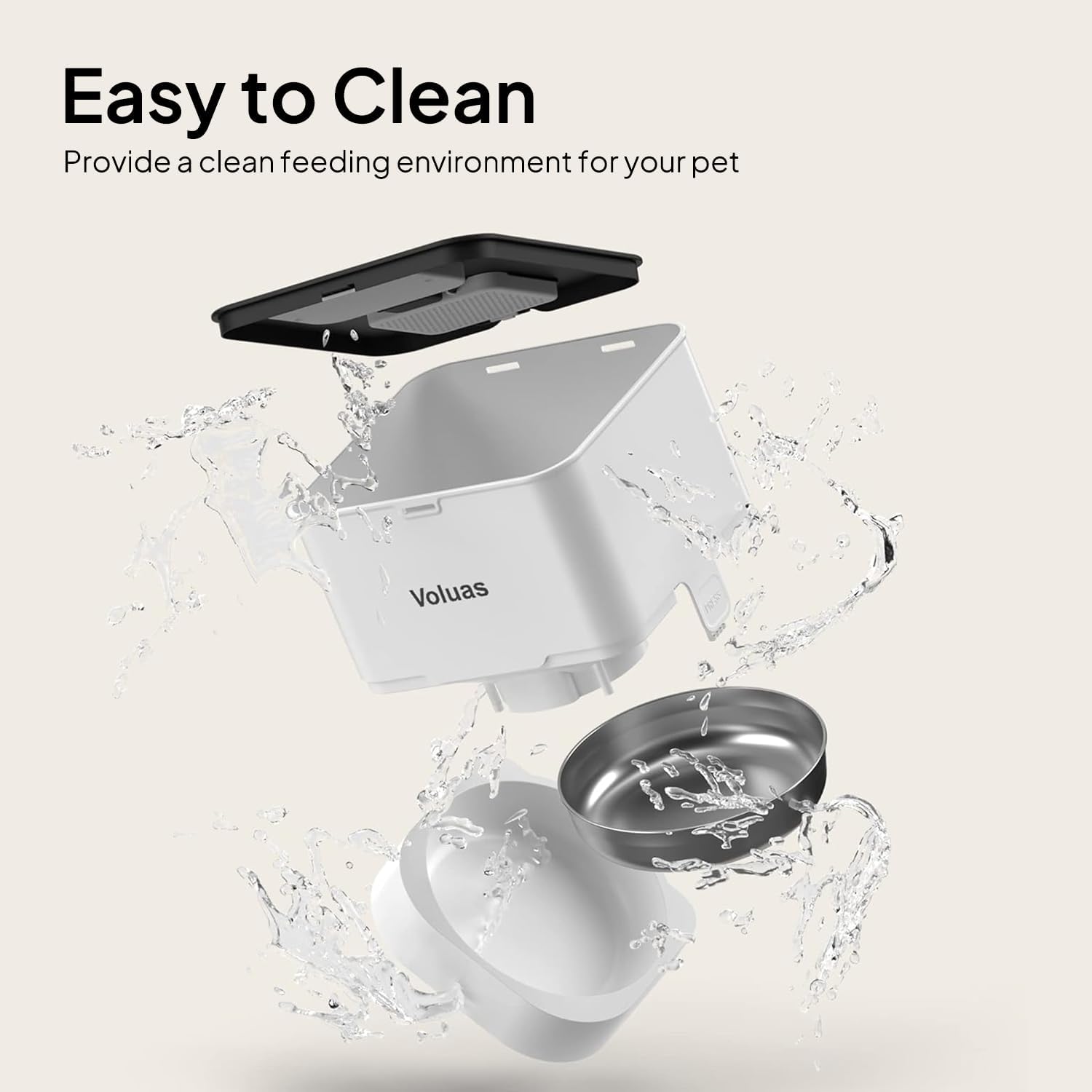 VOLUAS Automatic Cat Feeder — product photo 5