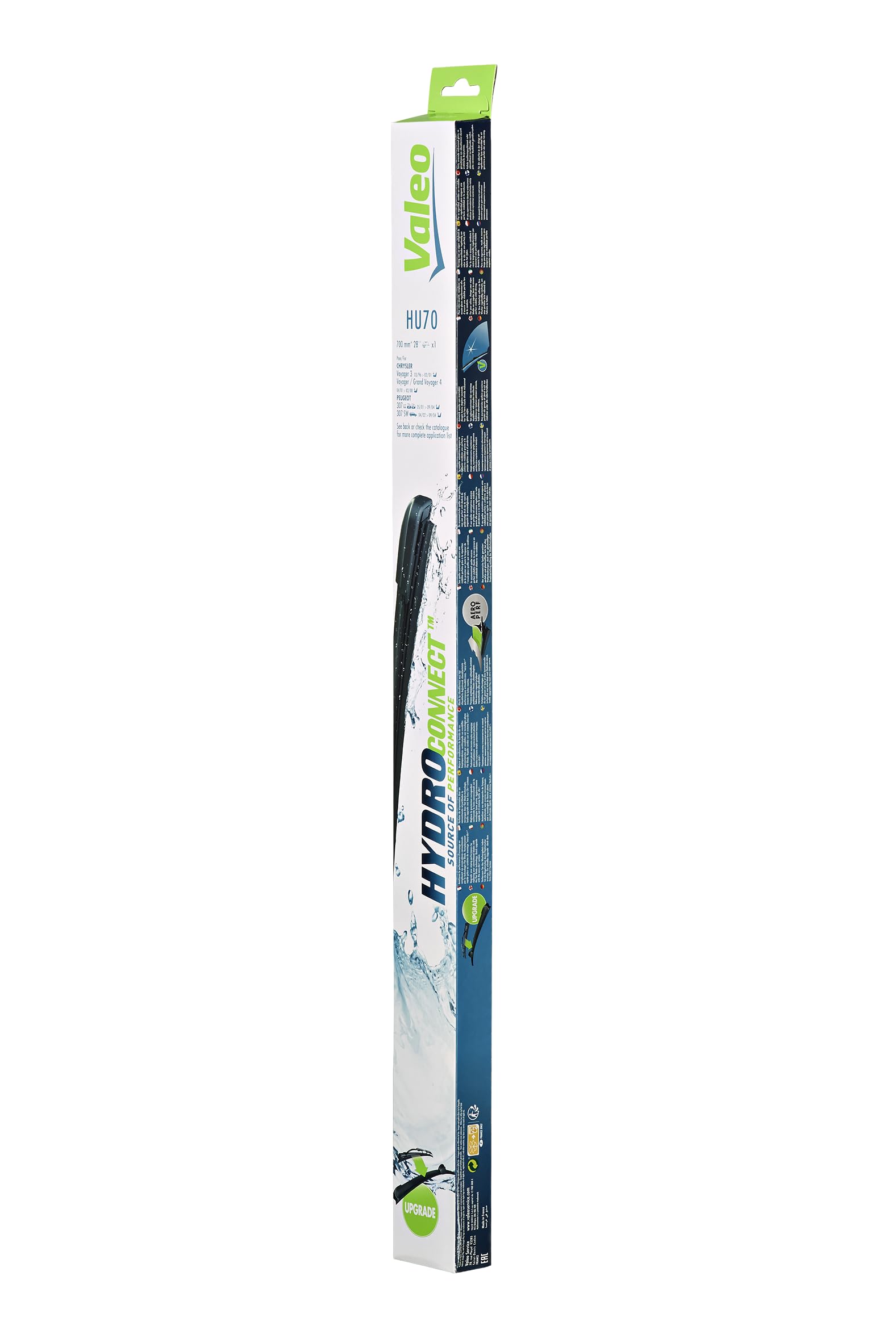 Valeo Hydroconnect Upgrade Silecek Toyota Corolla Hatchback/Sedan (2019 ve sonrası), Peugeot 307 (2000-2007) (700 MM) 578582