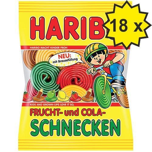 Haribo Napełnione ślimaki owocowe (18 x 175 g)