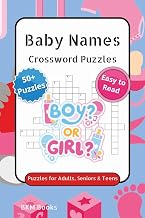Baby Names Crossword Puzzles