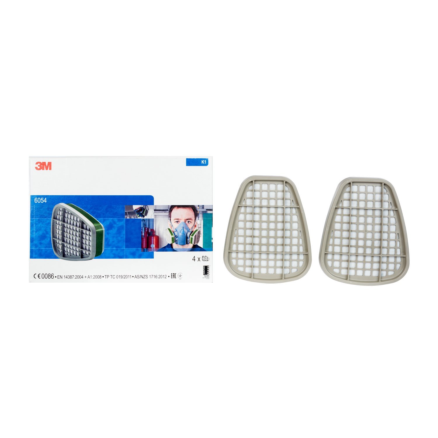 3M™ 6054 Filtro para vapores orgánicos A1 - Unid: 8
