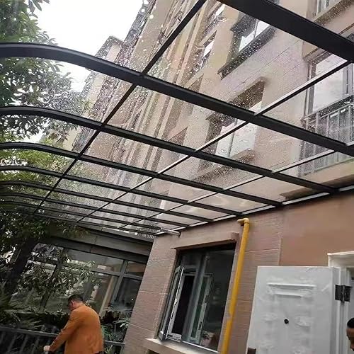 Panneau de toit polycarbonate transparent 1,2x10m pliable pour serre