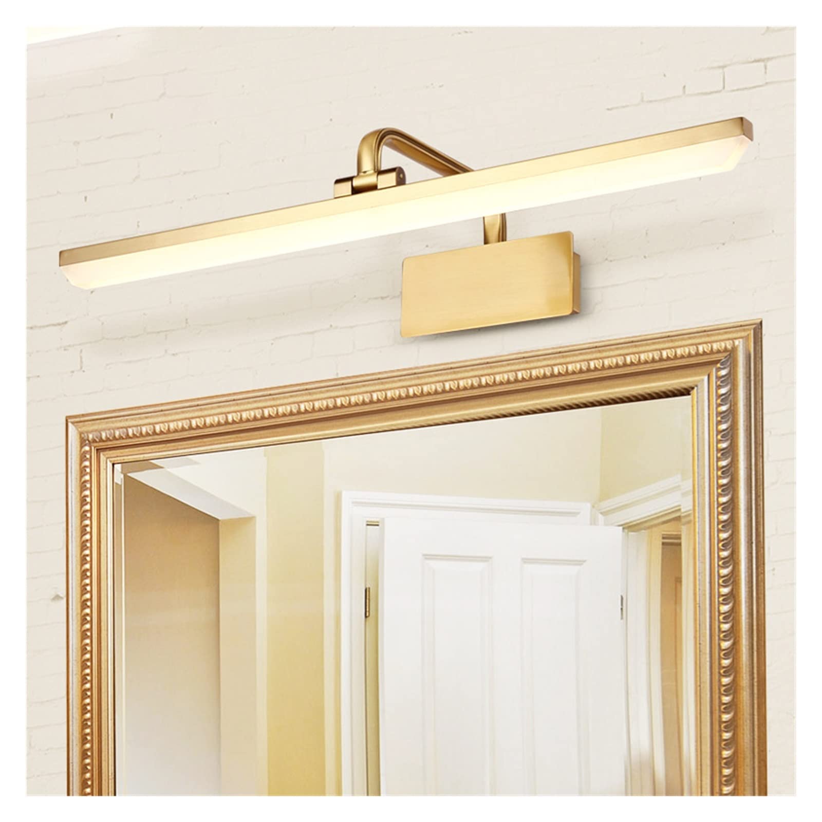 Bezprzewodowa Lampa Do Obrazu, Oświetlenie obrazu, obrotowa głowica oświetleniowa z 3 trybami oświetlenia, ściemniane światło wyświetlacza z timerem do malowania portretów OśWietlenie W Dowolnym Miejs