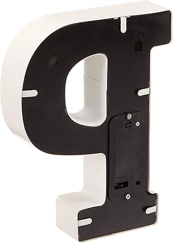 Vista 13 de Darice - Cartel de metal plateado con forma de letra Plata