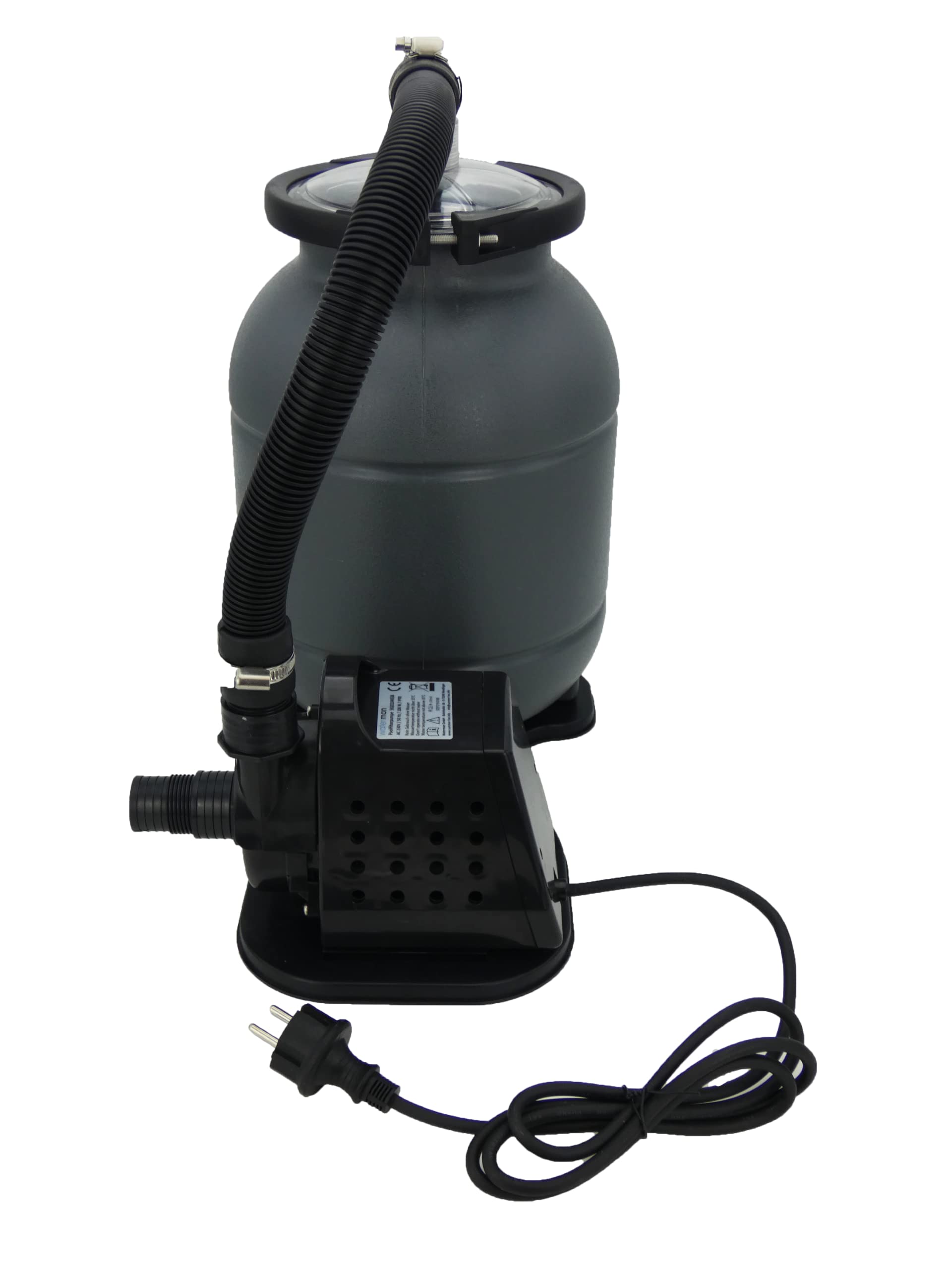 EDG Groupe Filtration Piscine - Maxi 10m3 - Fourni avec Balles Filtrantes - Connexion Tubes 32/38 - Kit Filtration Piscine Hors Sol - Summer Fun Best Clean