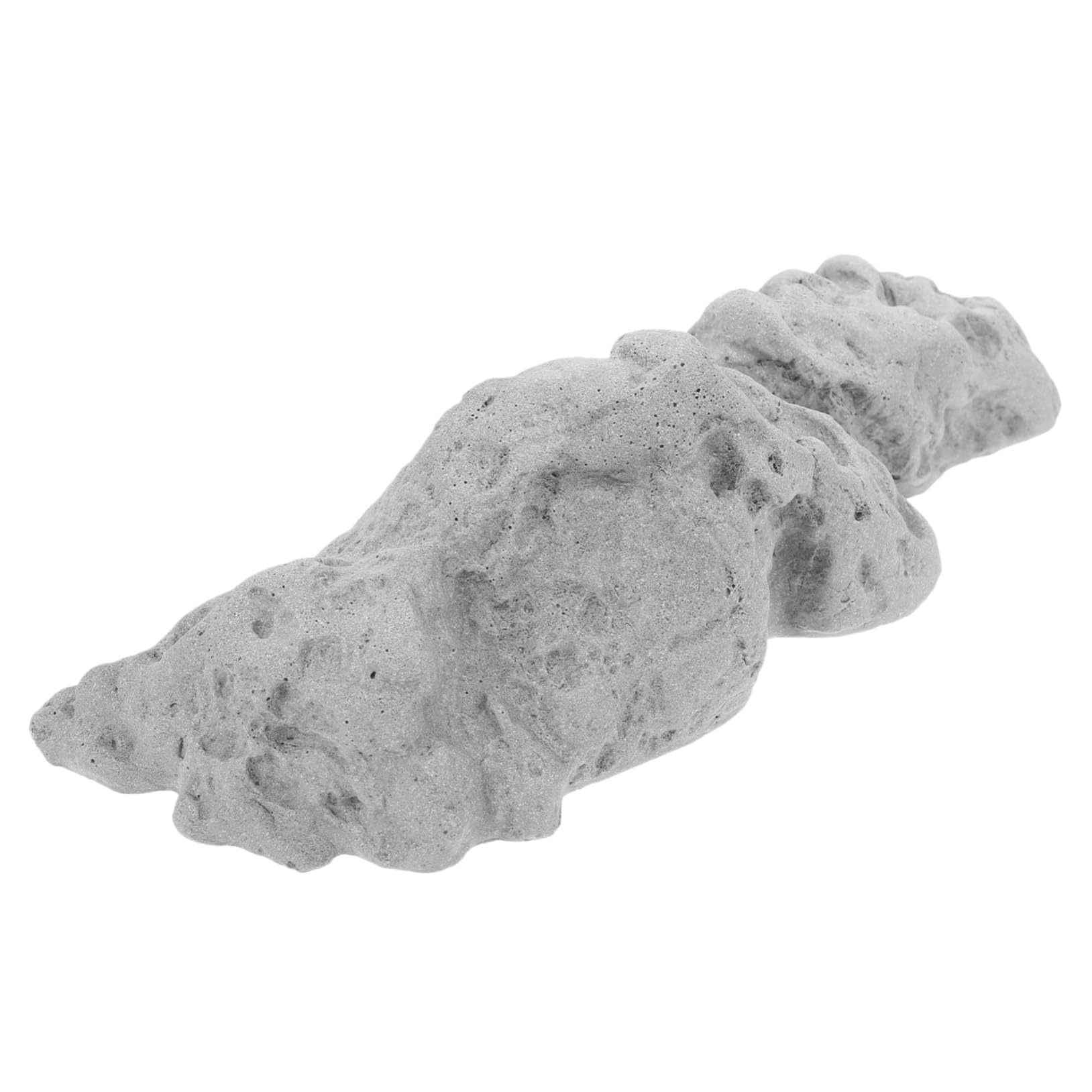 Alipis 2 Piezas Adorno De Rocalla Decoración Decorar Accesorios para Peceras Roca Falsa para Pecera Adorno De Piedra Falsa Mini Rocalla Decoraciones De Peceras Roca De Paisajismo Arenisca