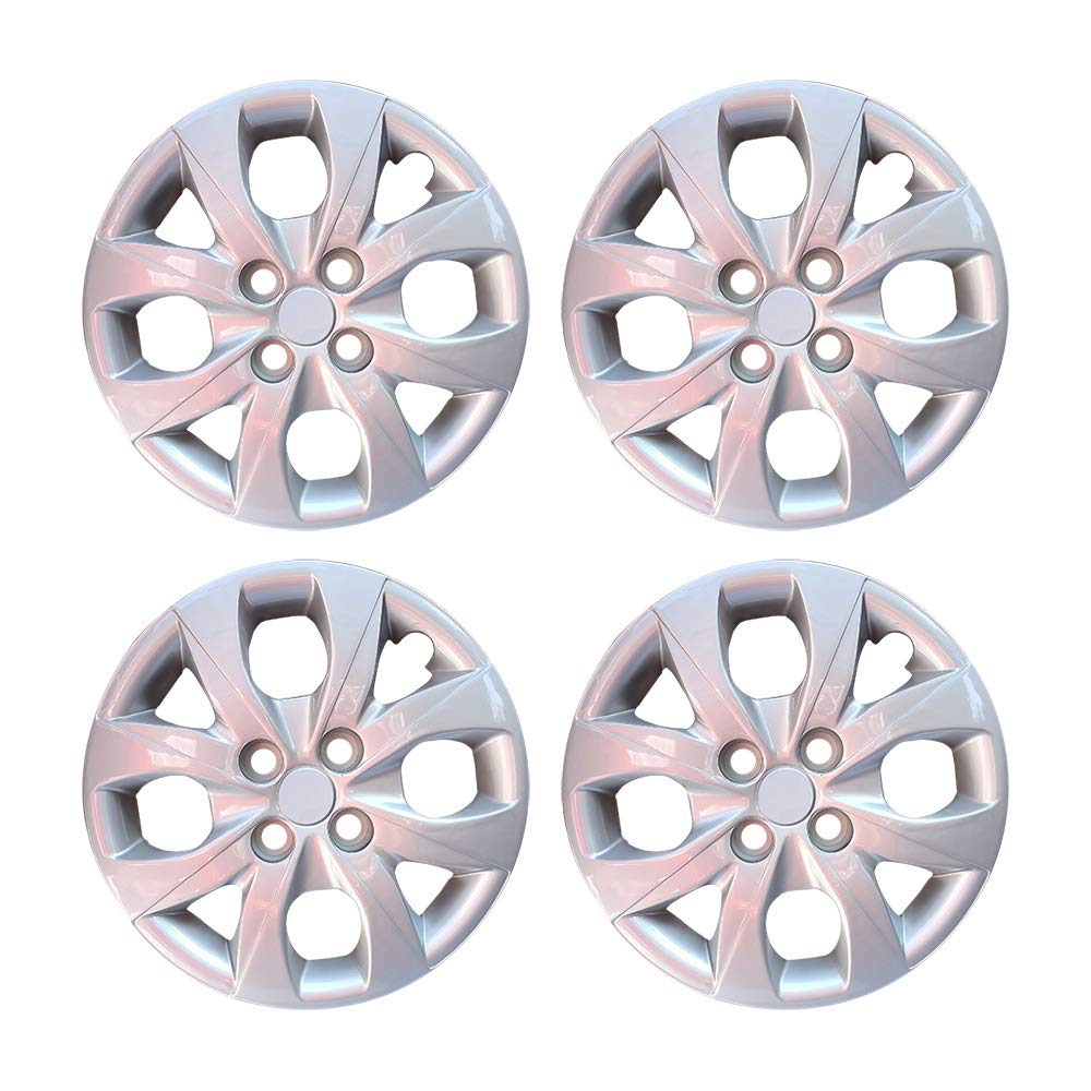 ARUN Car Full Wheel Cover Caps Silver colour 14 Inches Compatible with I20 Elite (set of 4 piece)