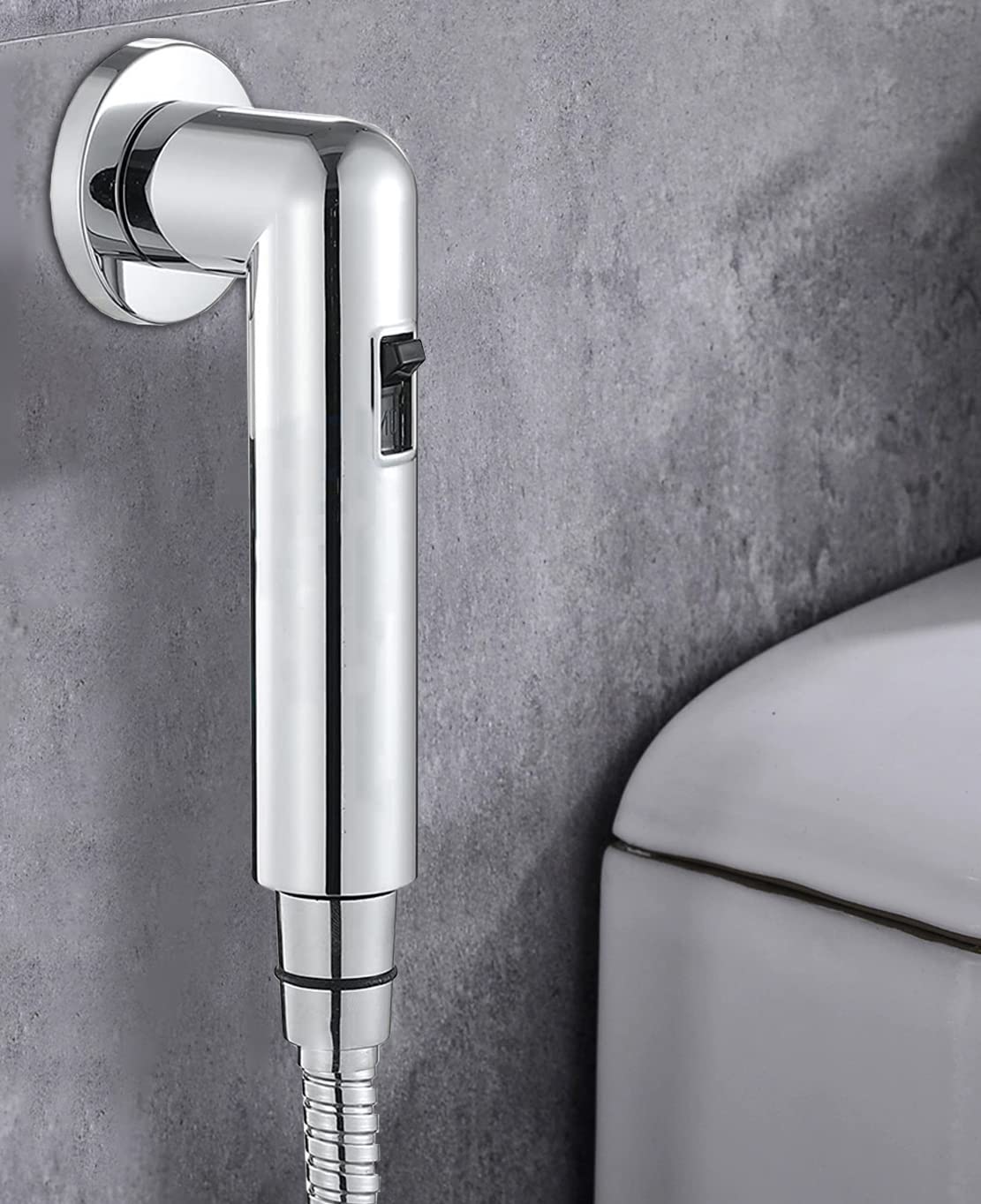 BonKaso HF-1046 ABS Plastic Premium 360 Degree Rotation Dual Flow Soft & Jet Spray for Toilet Health Faucet with Magnetic Fixed Shower Hook for Toilet, Chrome Finish - (Pack of 1) (B0BS1BKPHD) Amazon Price History, Amazon Price Tracker