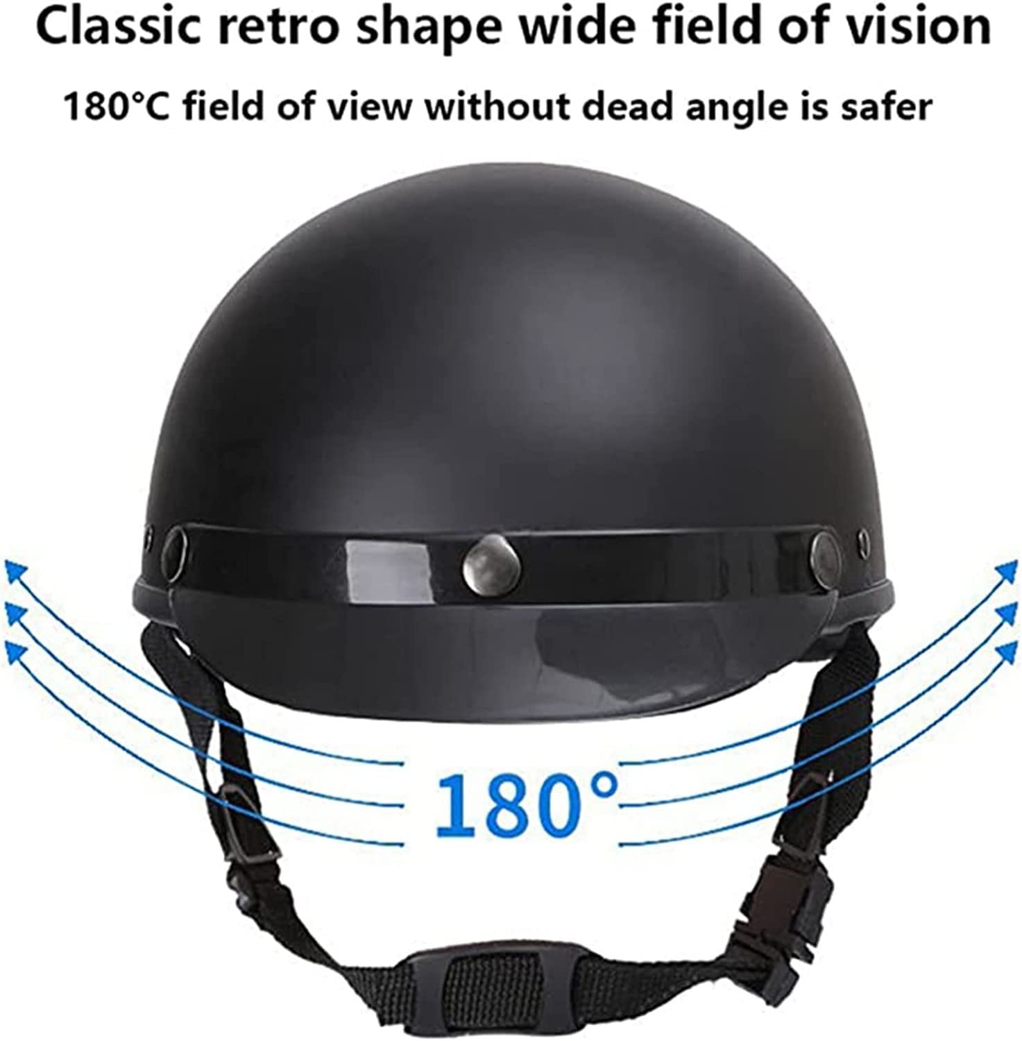 STTTBD Casque De Motard Casquette De Baseball 2/1 Adultes Casque