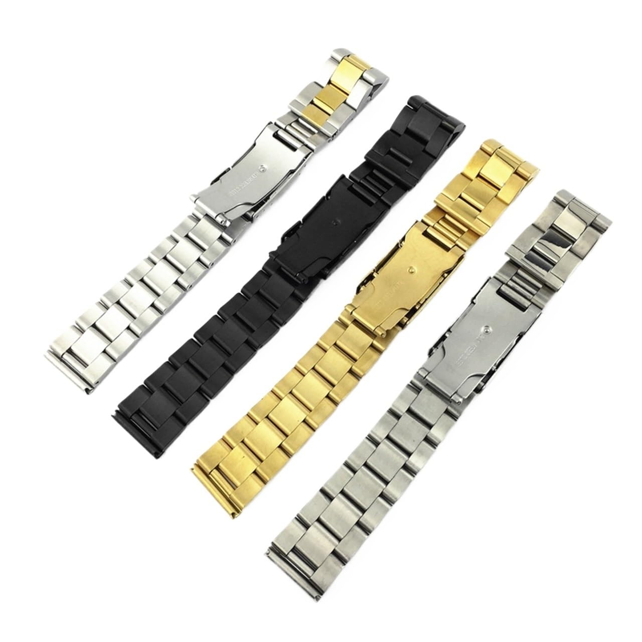 XILILHC Cinturino In Acciaio Inossidabile Con In Metallo 16mm 18mm 20mm 22mm 24mm 26mm 28mm 30mm Da Polso In Argento Nero Cintura In Oro