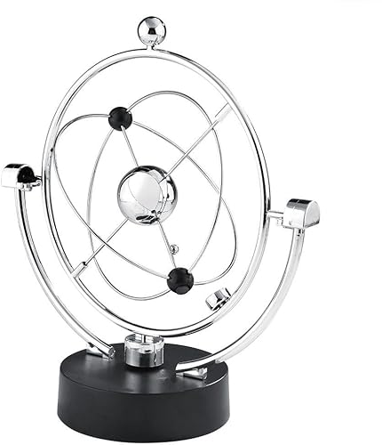 Craft Milky Ways Swing Ball Escritorio Celestial Movimiento Orbital Eléctrico Wiggler Swing Ball Escritorio para decoración de la habitación del