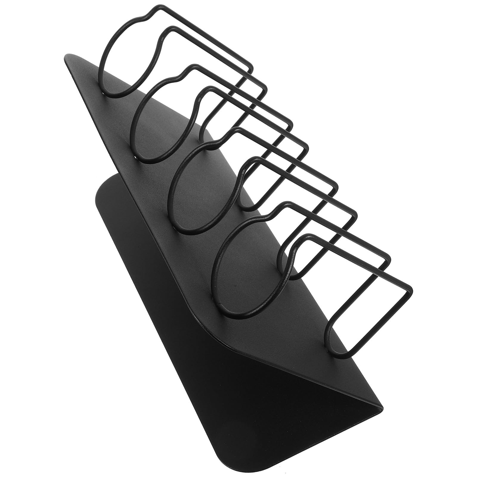 TOYANDONA Soporte Montado en Pared para Cortapelos y Recortadora de Barba de Acero Inoxidable Negro Almacenamiento Seguro para Salón de Belleza