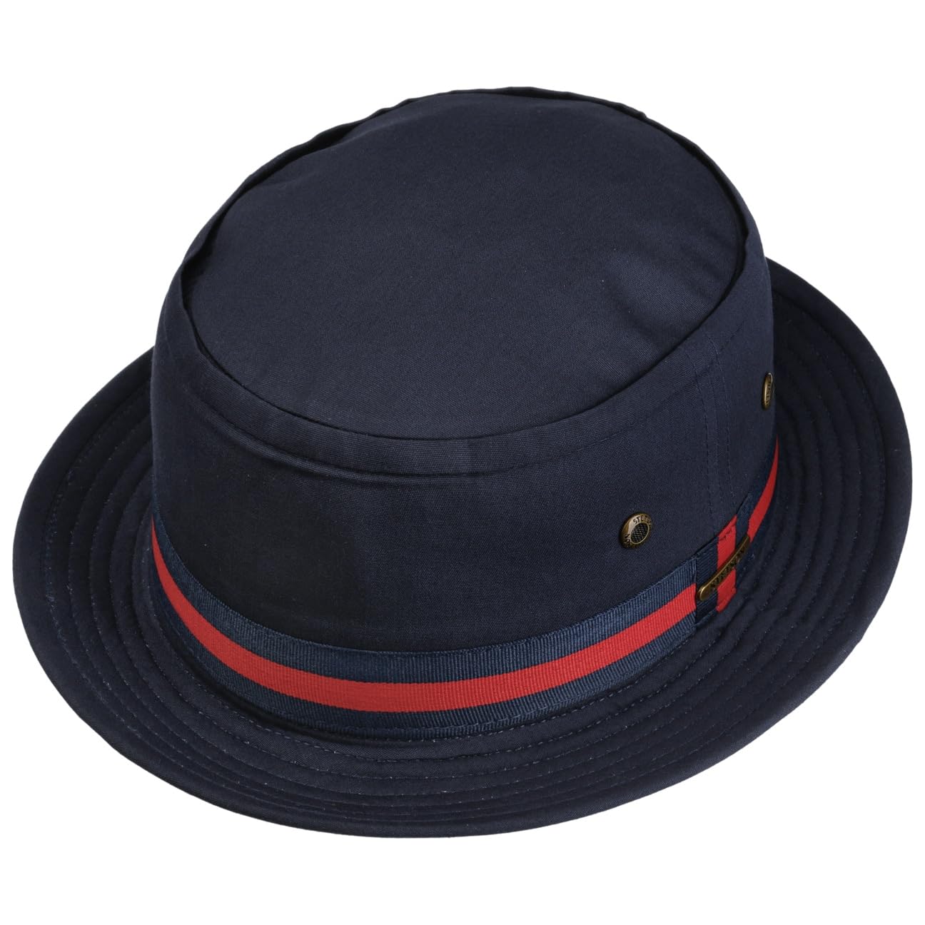 Stetson Classic Band Sombrero Pork pie Tela Proteccion UV 40 Hombre Primavera Verano