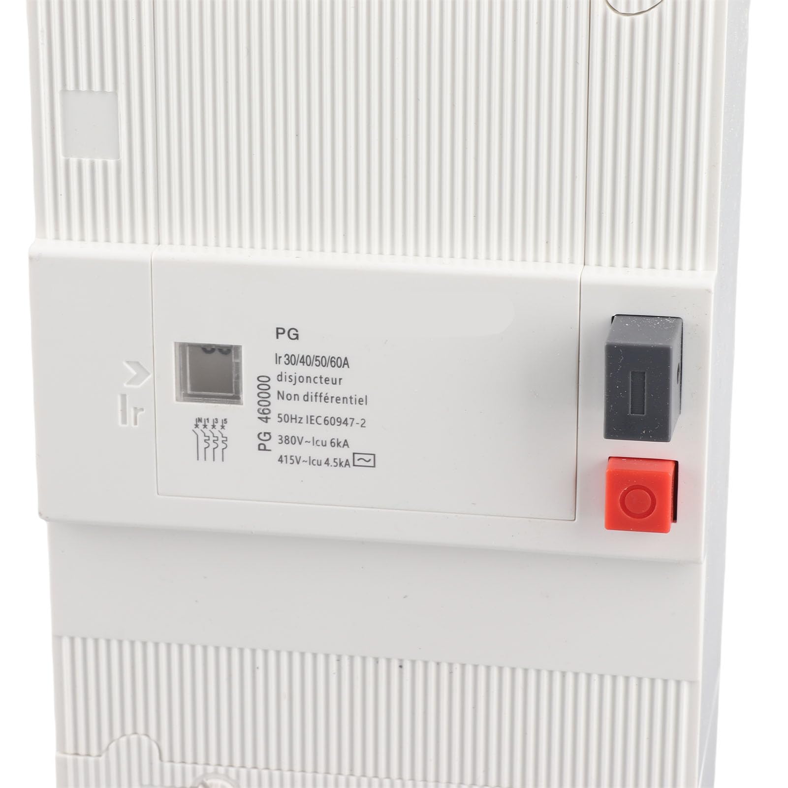 Eujgoov Interruptor Automático de bajo Voltaje de 4 Polos, 30-60A