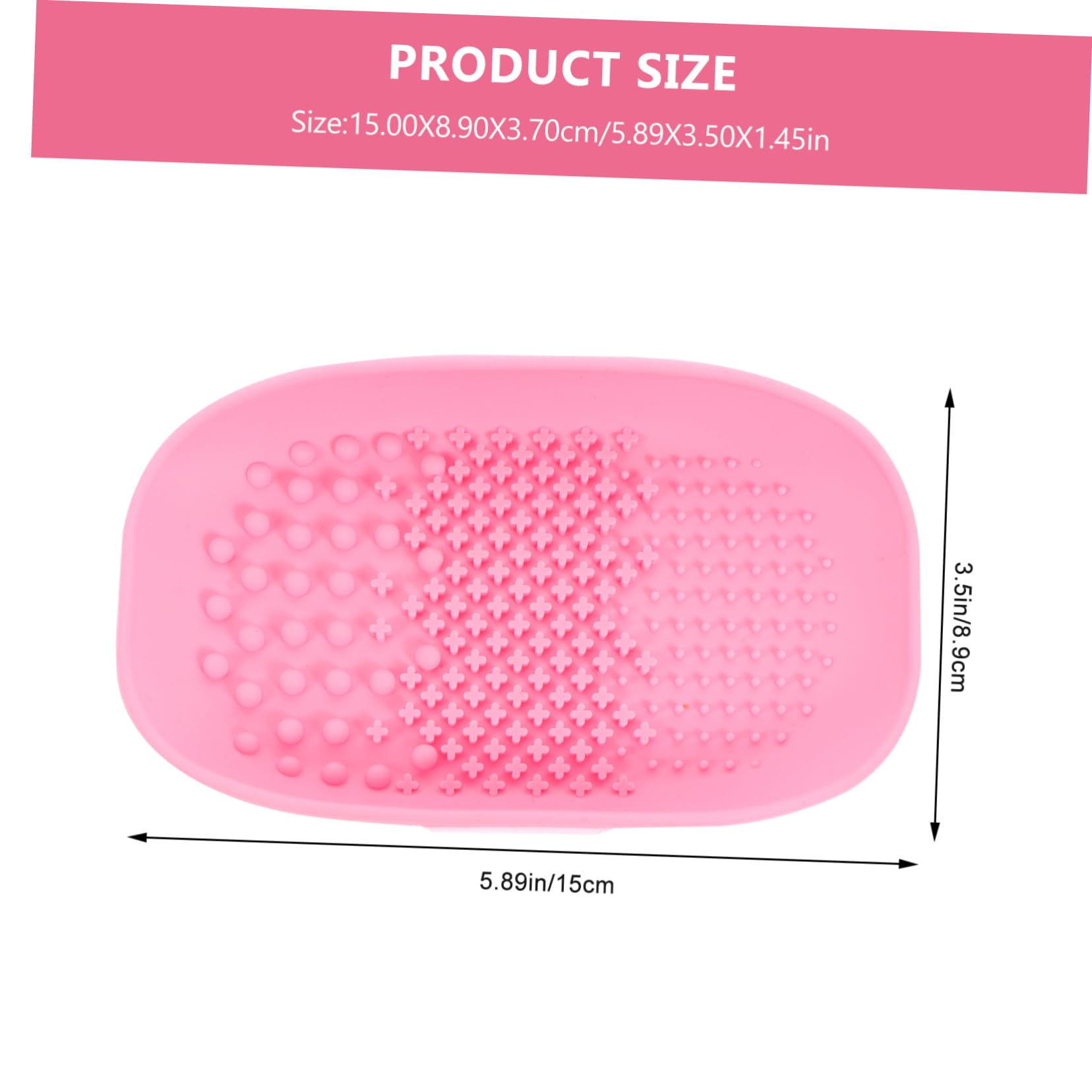 Healeved Silicone Brush Cleansing Pads Makeup Brush Shampoo Cleaner Easy to Clean