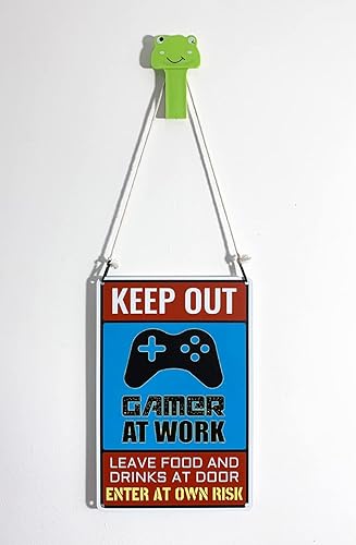 Miniatura 3 de Cartel de «Keep Out Gamer at Work», póster genial para decoración de sala de juegos y configuración de habitación de niños, para adolescentes de 12