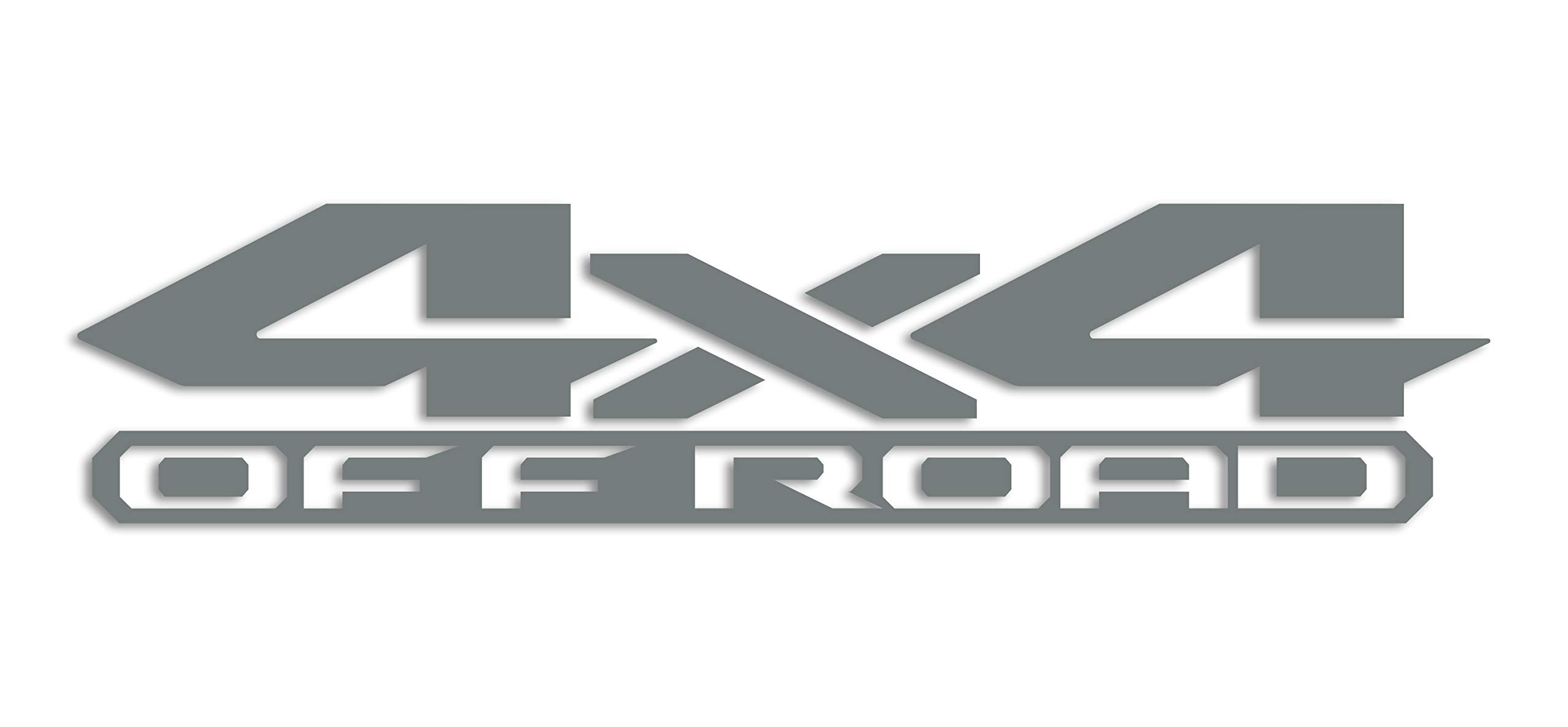 2 x Grey 4x4 Off Road Bedside Vinyl Decals Fits New Dodge Ram 1500 2500 3500 Power Wagon