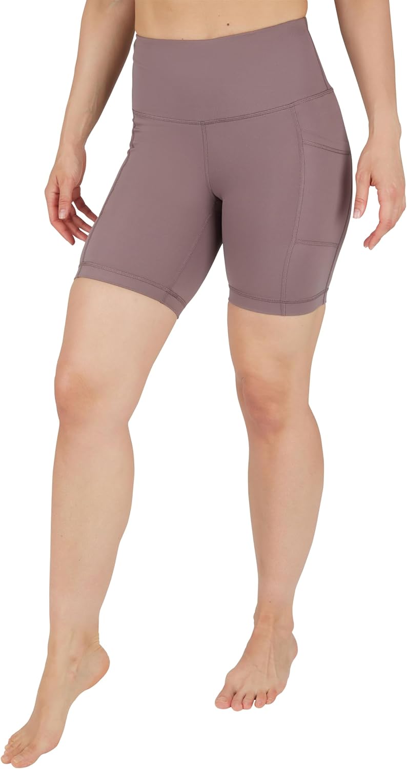 Yogalicious Womens High Waisted Biker Shorts Workout Running Spandex Yoga Shorts 3.5", 5", 7", 9"