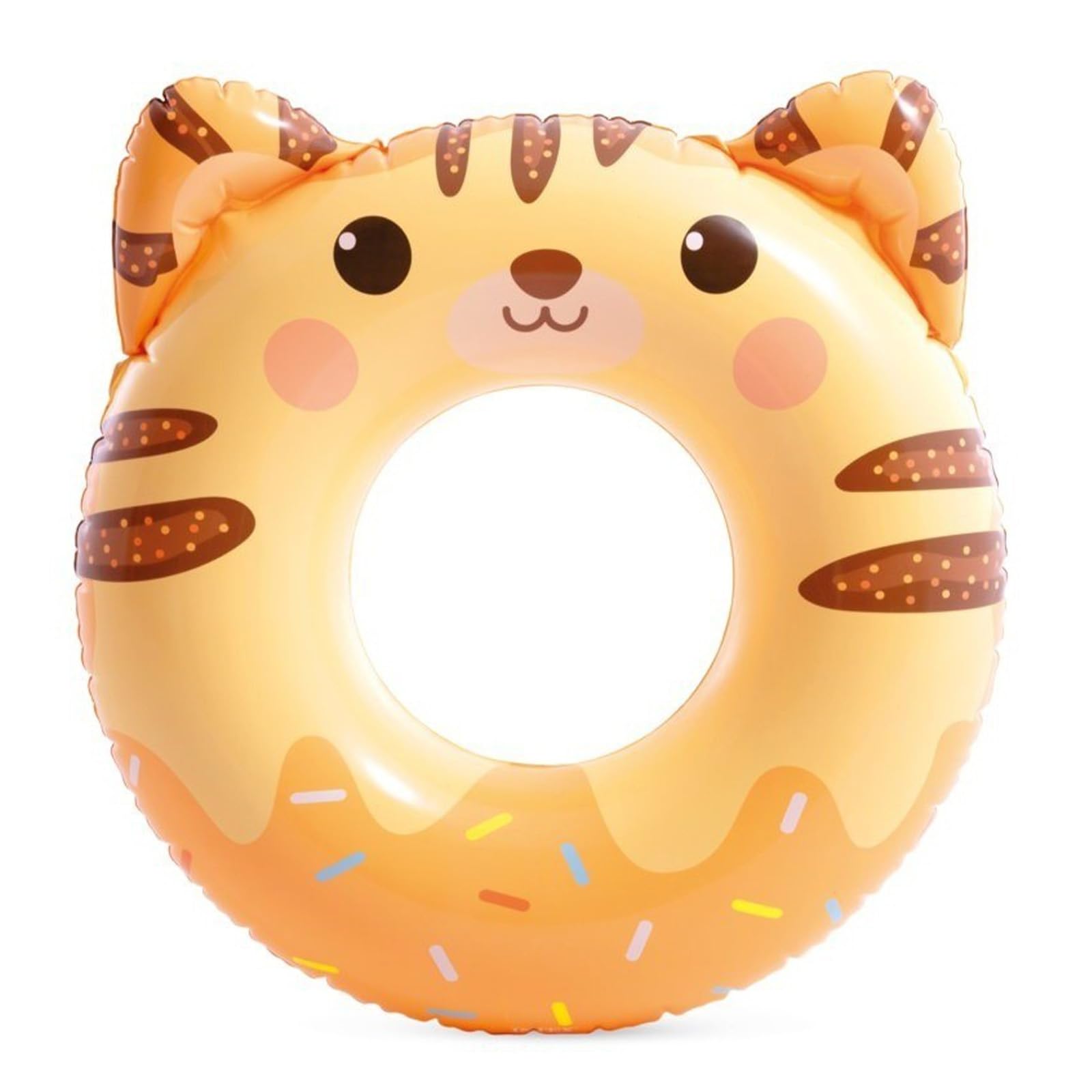 HOMAVEL Inflatable Swim Ring Summer Pool Floats – 55cm/58cm/76cm/91cm Swim Tube for Beach, Summer Water Party, Adult Swim Ring for Family Swimming Pool Fun (Unicorn-76cm-Donut)