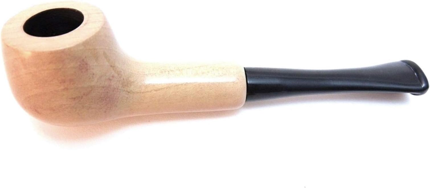 Mr. Brog Smoking Pipe - Model No: 49 Liliput Natural - Pear Wood Roots - Hand Made