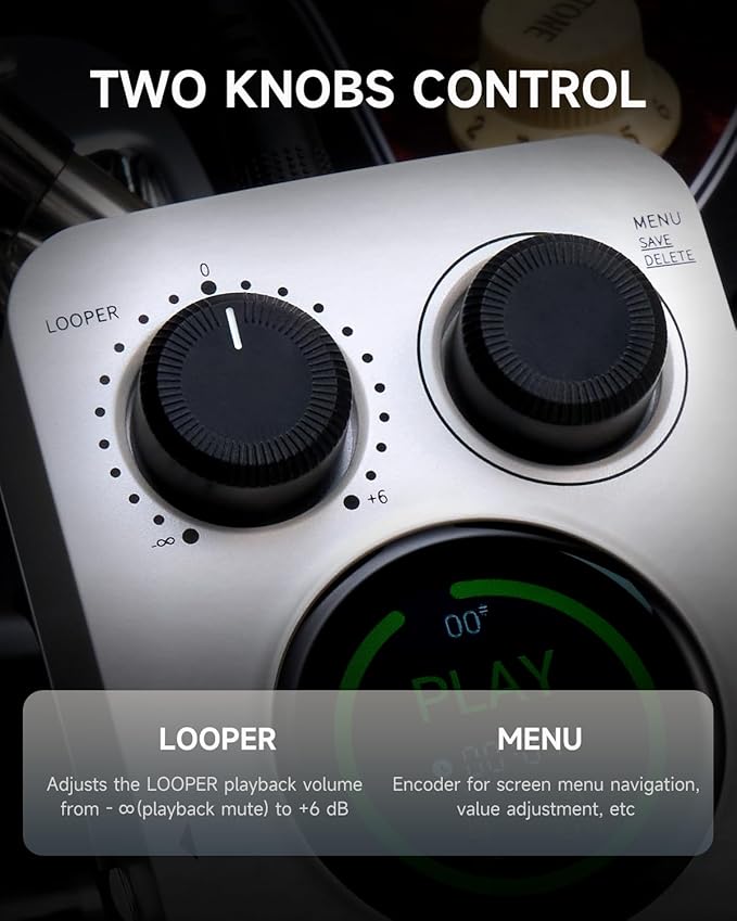 Pedal De Efectos MOOER GL100 Looper con Máquina de Tambores miniatura 7