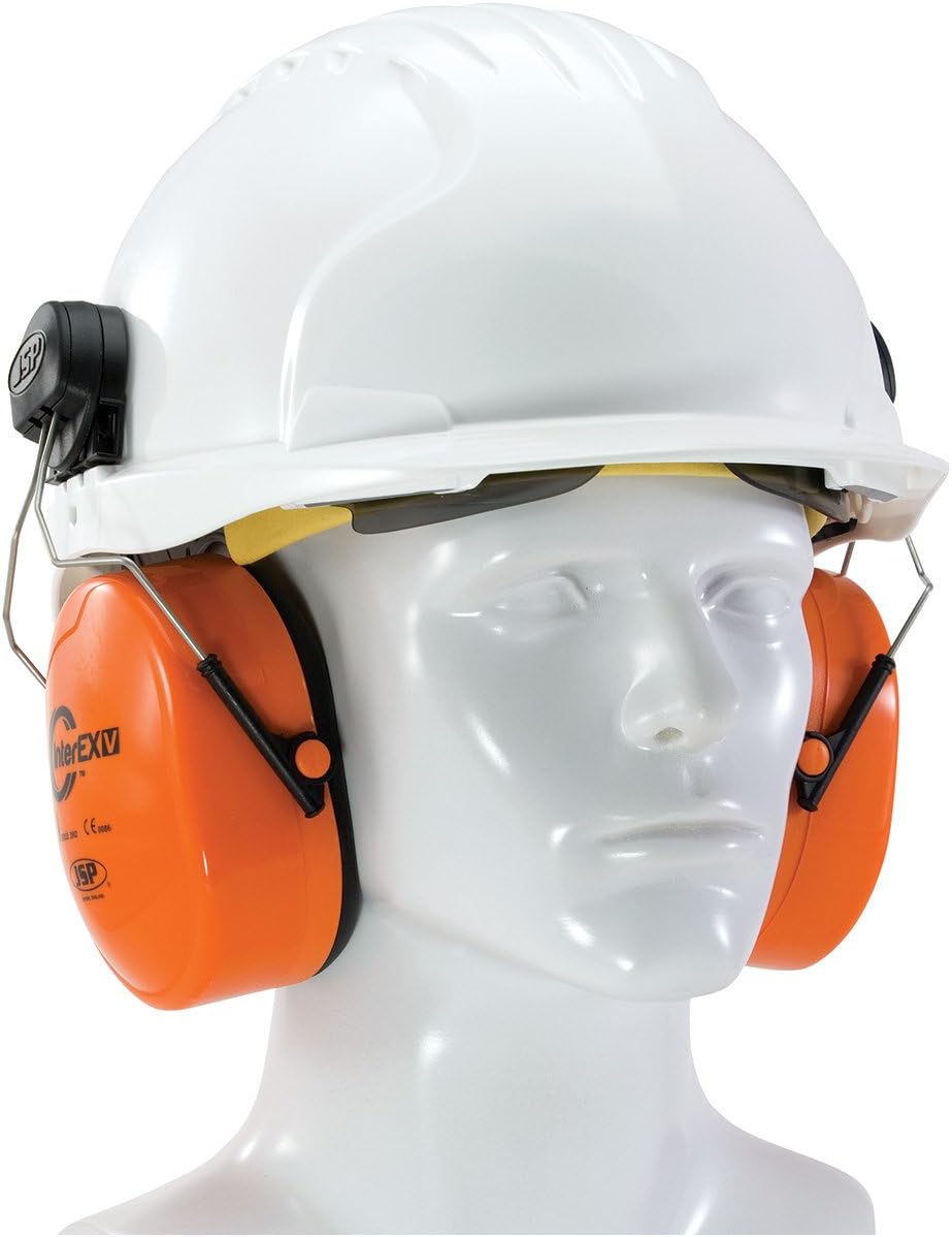 Inter EXV 262-AEK020-HV NRR 24 Hi-Vis Cap Mounted Ear Muff, Large
