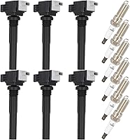 Vista 17 de ECCPP DG500 6 bobinas de encendido con 6 bujías de iridio 3951 para Ford para Mazda para Mercury 500 Freestyle para Mariner Taurus Escape Tribute