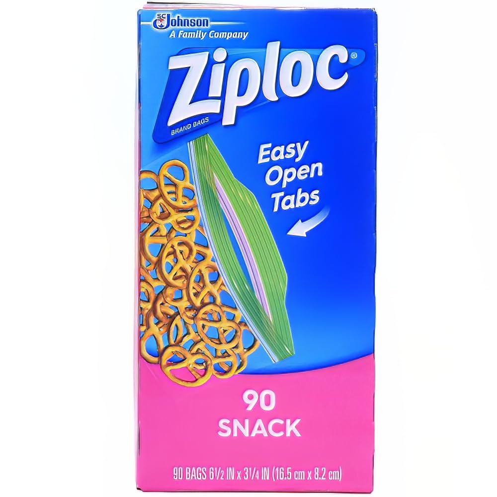 Sacs goûter et sandwich Grip 'n Seal pour ouverture facile x90