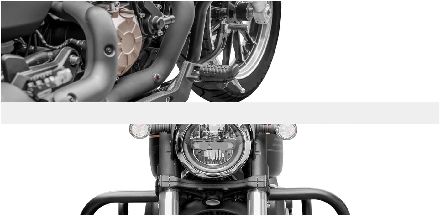 Engine Guard Crash Bars Motocycle Engine Guard Highway Crash Bar Motorcycle Protection Frame Bumper for QJMOTO 300 Motorbike Crash Bar Bumper