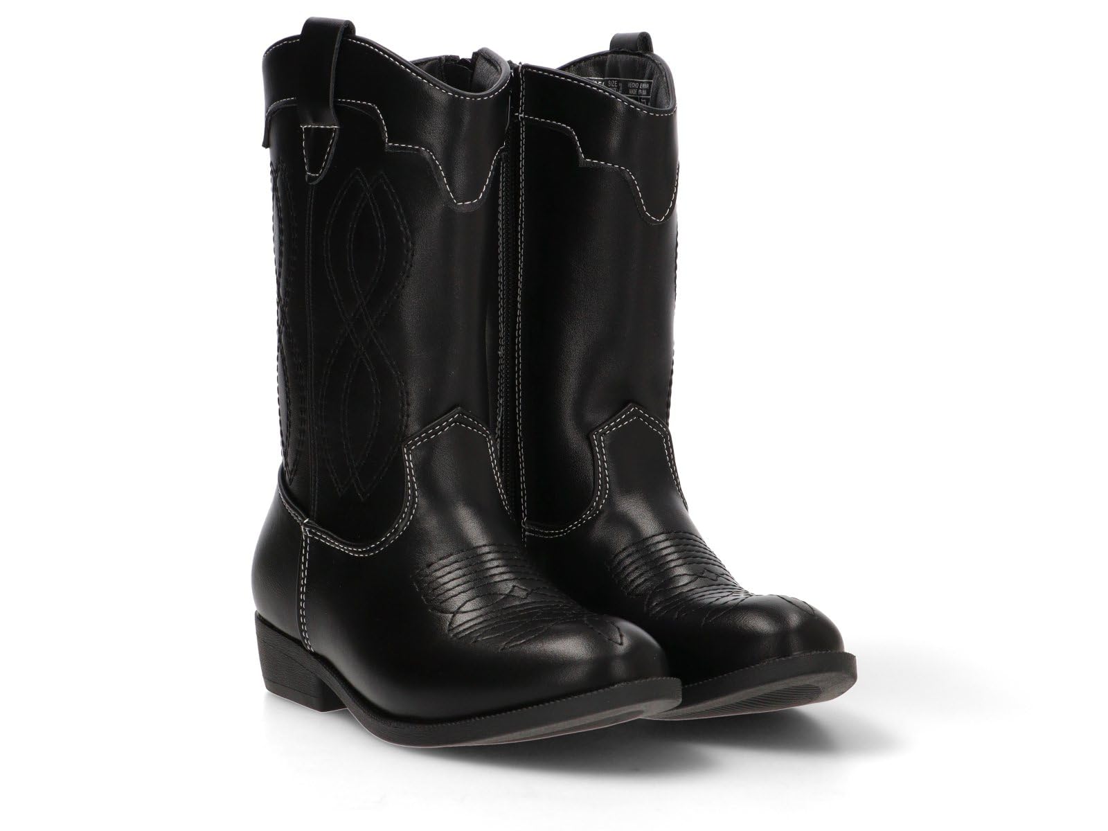 Etika Botas Camperas para Niña, Bota de Estilo Cowboy con Cierre de Cremallera, Tacón Bajo y Cómodo, Modelo 110556