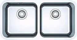 Cuba Dupla De Embutir Bell Franke 77,5x40 c/Válvula 4,5