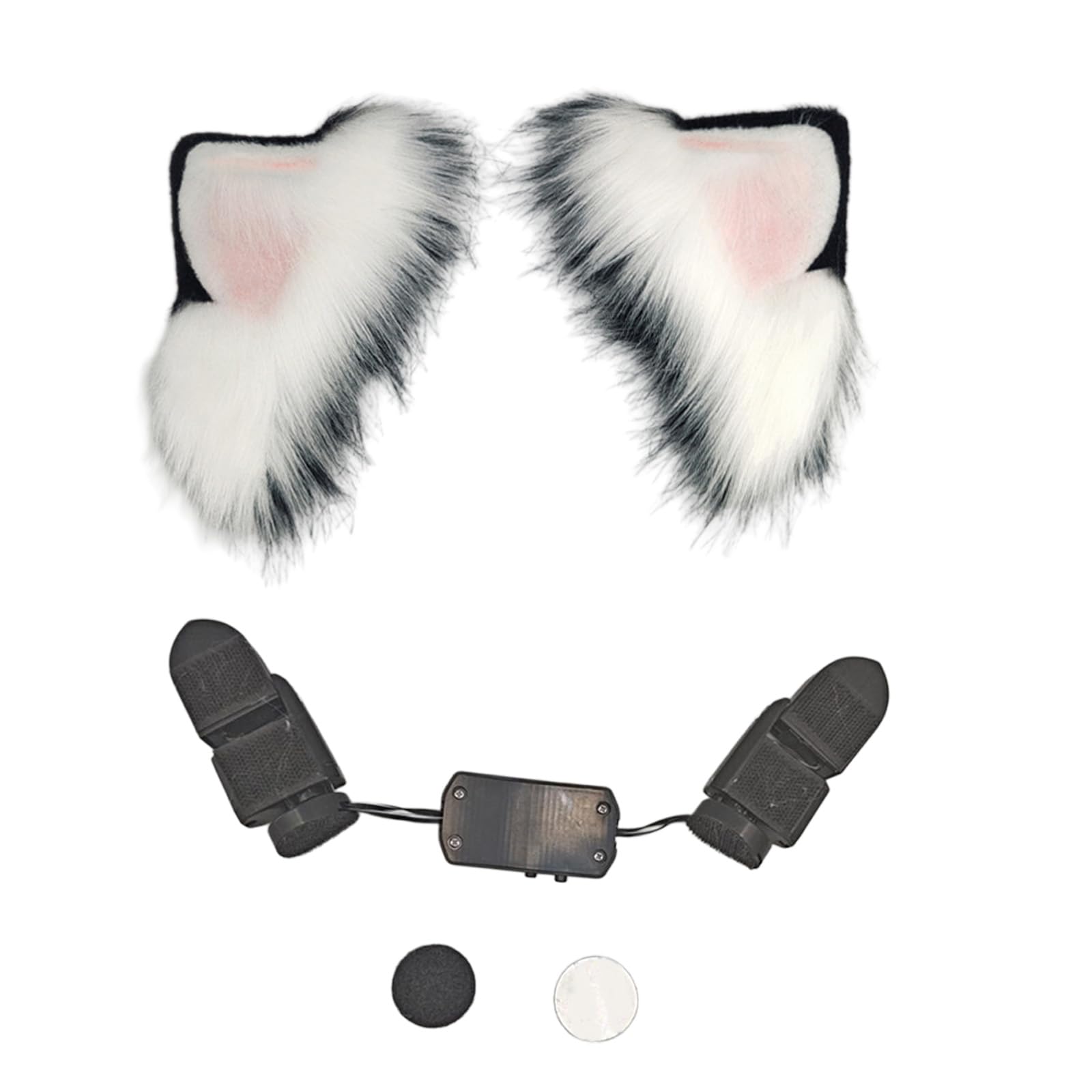Diadema eléctrica de orejas de gato con modos interactivos, con detección táctil, para fiestas de Halloween, accesorios de cosplay de anime