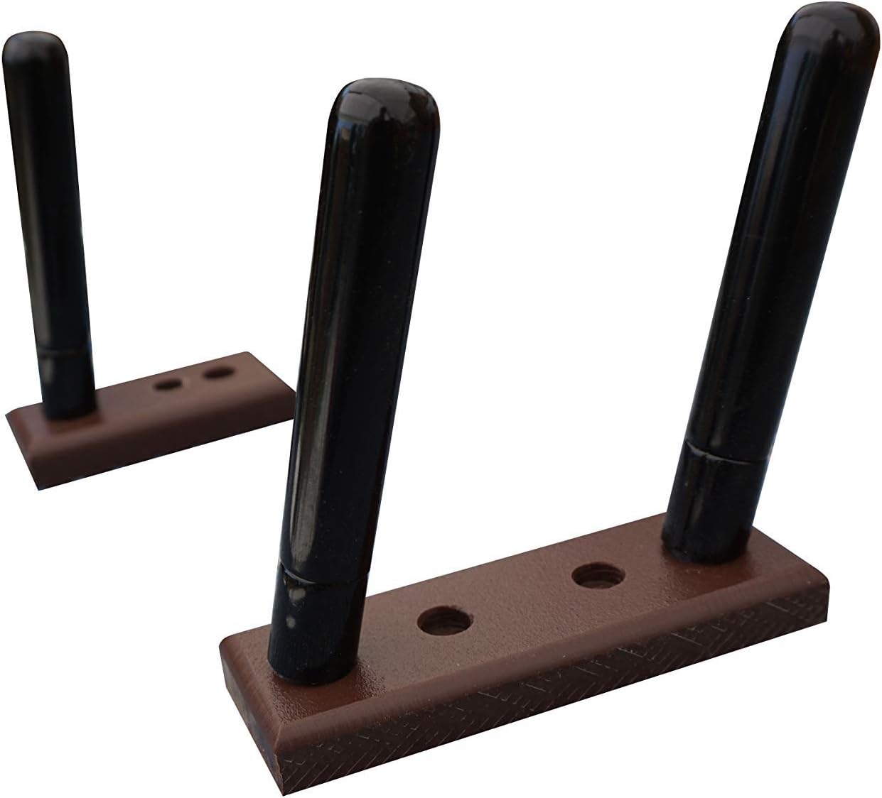 Horizontal Wall Mount for a Tommy Gun Machine Gun (Made in The USA) (Brown)