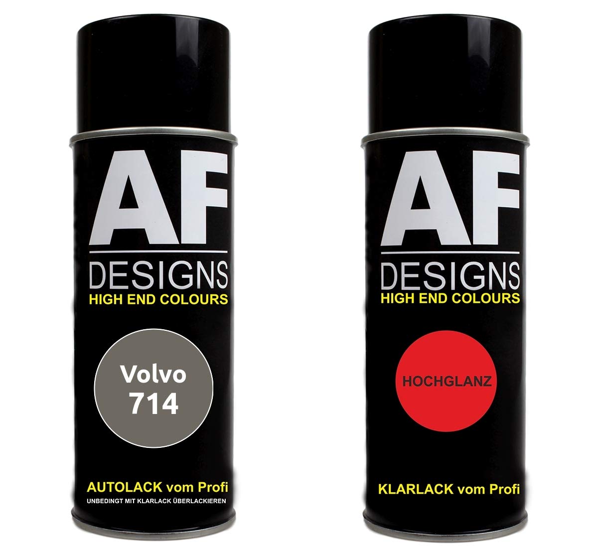 Kit Di Verniciatura Auto TRISTARcolor Per Volvo 426 Silver Metallic - 2 Bombolette Spray Da 400ml (Base + Trasparente)