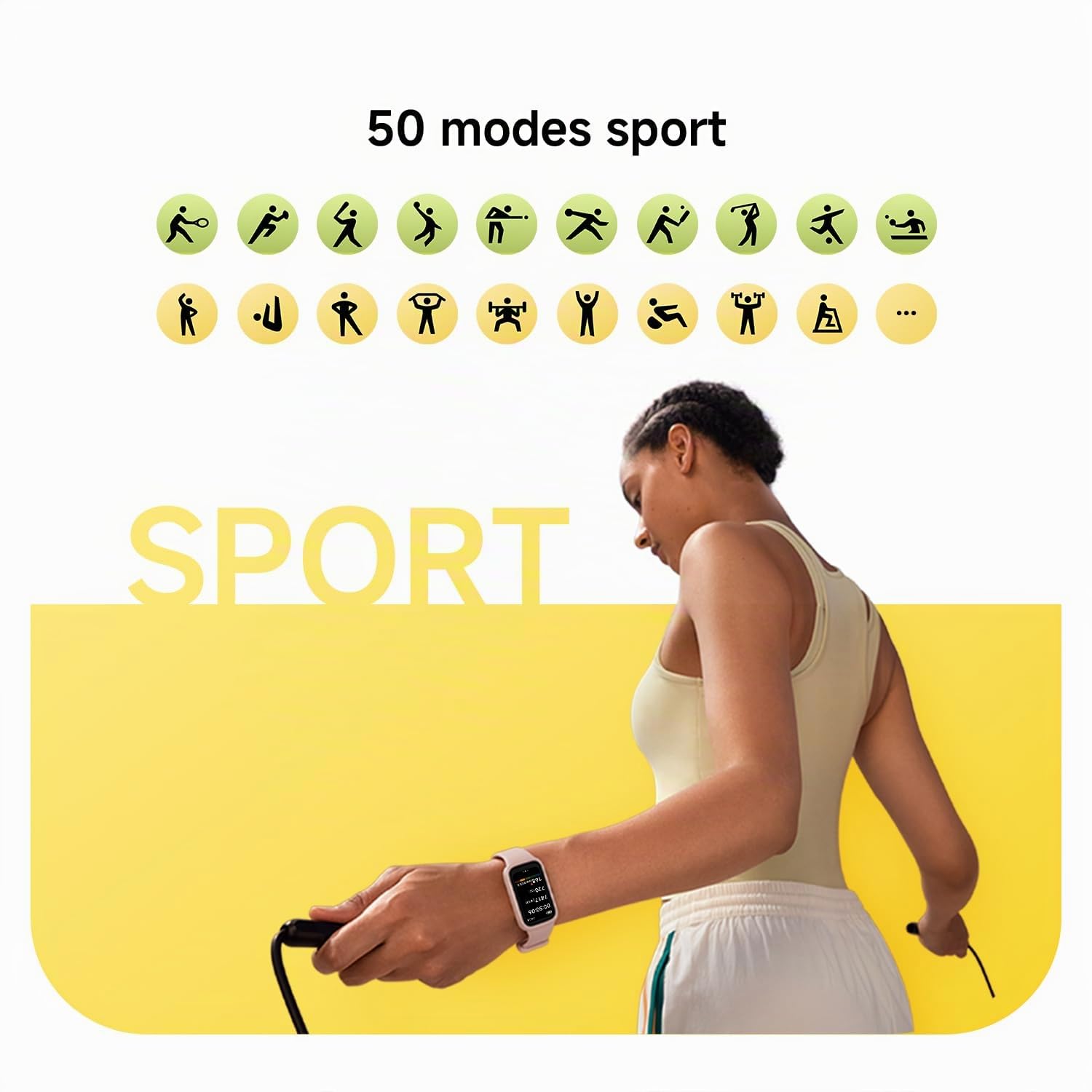 XIAOMI Smart Band 9 Active, Bracelet connecté pour Le Sport, Montre, écran TFT 37mm, taux de rafraîchissement élevé de 60 Hz, autonomie de 18 Jours,5 ATM, iOS et Android, Noir