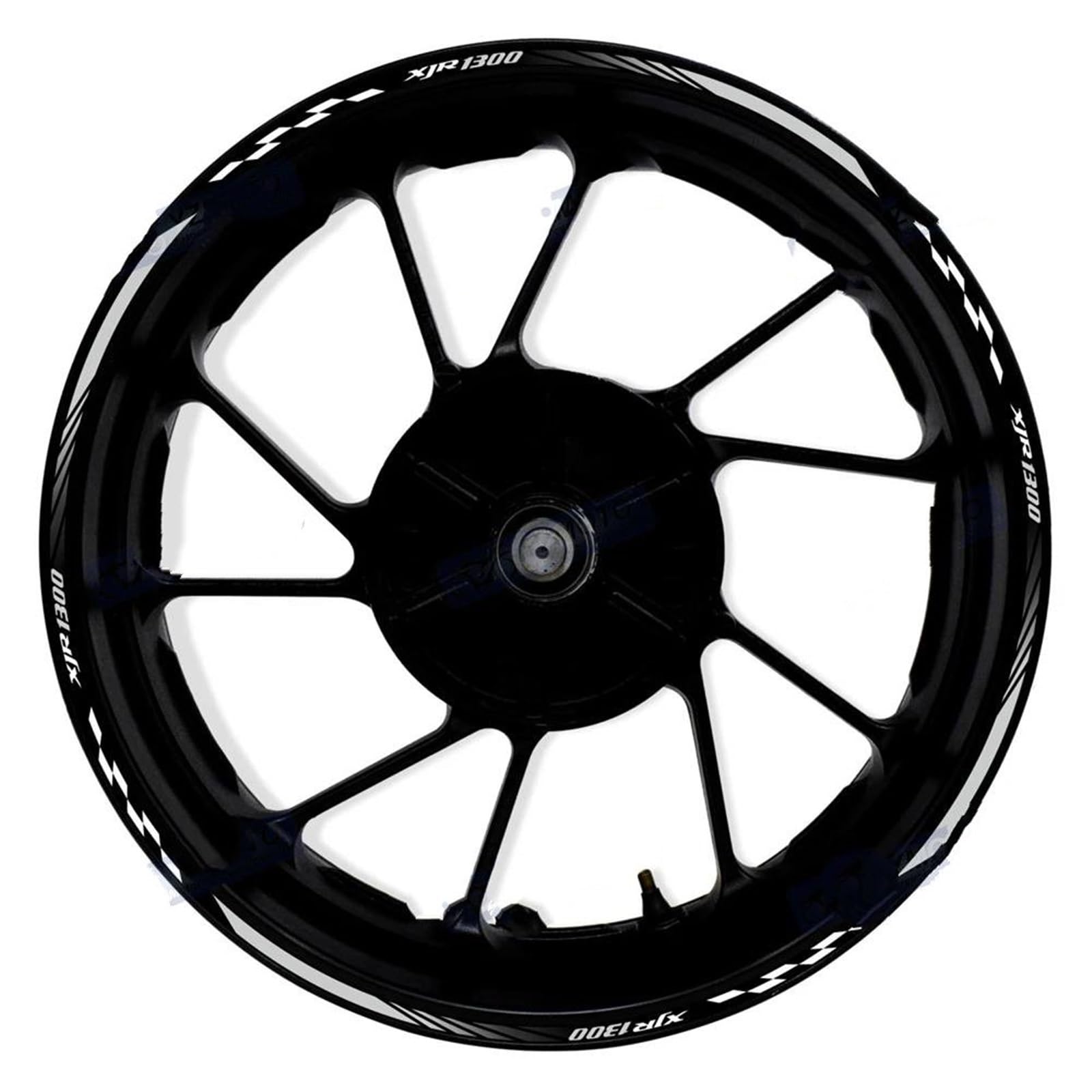 Motorcycle Accessories Reflective Rim Edge Stripes Wheel Stickers for Yamaha XJR1300 XJR 1300(Style 14)